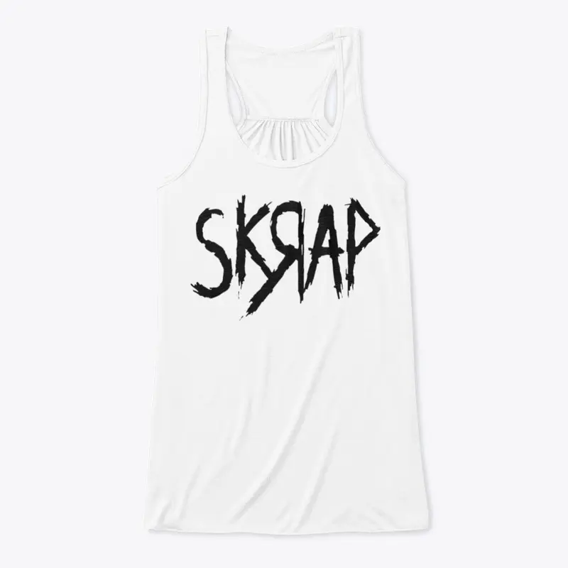 Women's SkRap Flowy Tank Black